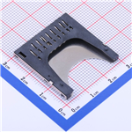 拔插式 标准SD卡 卡座 插卡器 板端贴片式长卡 ---- KH-SD2829-U