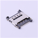 SIM卡连接器 > 翻盖式 MicroSIM卡 卡座 8PIN>KH-SIM1616-8PIN