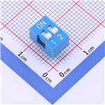 蓝色拨码开关KH-BM2.54B-2P
