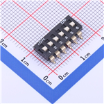 拨码开关KH-10027B-SMT2.54-6P