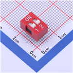 红色拨码开关KH-BM2.54-2P