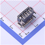 Type-A 母座 卧贴 KH-AF90HSMT-10JB-H6.3