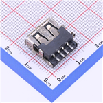 Type-A 母座 直插 KH-2AF180YC-10.5JB
