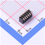 排母1.27mm 2x6P KH-1.27FH-2X6P-H4.3-SMT