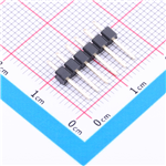 排针2.54mm 1x6P 直插 KH-2.54PH180-1X6P-L11.5