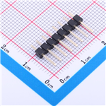 排针2.54mm 1x8P 直插 KH-2.54PH180-1X8P-L11.5