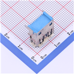 USB Type-A 母座 卧贴KH-3.0AF90DIP-14.2JB-STM