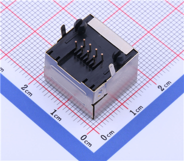 RJ45 8P8C短体平全铜——KH-RJ45-56-8P8C